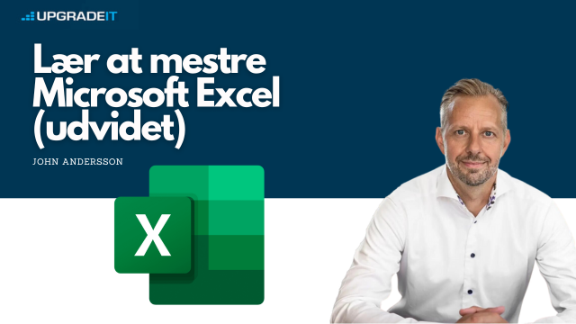 billede af online kurset: Lær at mestre Excel (udvidet)