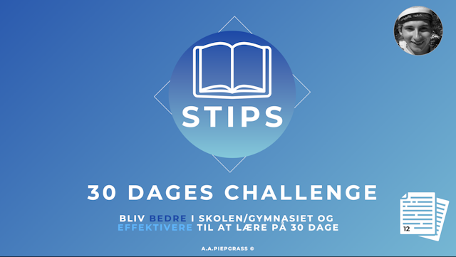 Lav akademisk comeback og øg dine karakterer på 30 dage –STIPS 30 dages challenge