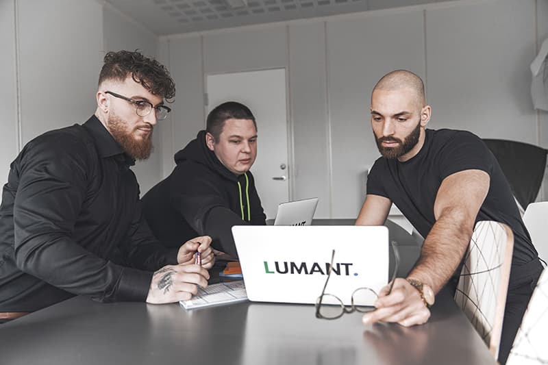 stemningsbillede fra lumant kontoret