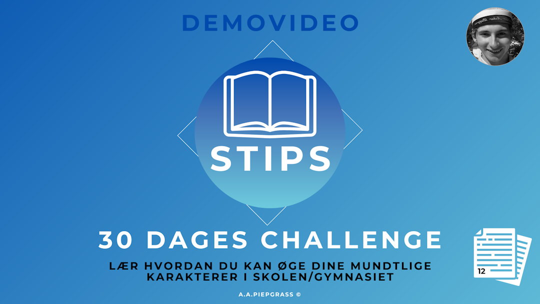 billede af kurset Demovideo til STIPS 30 dages challenge